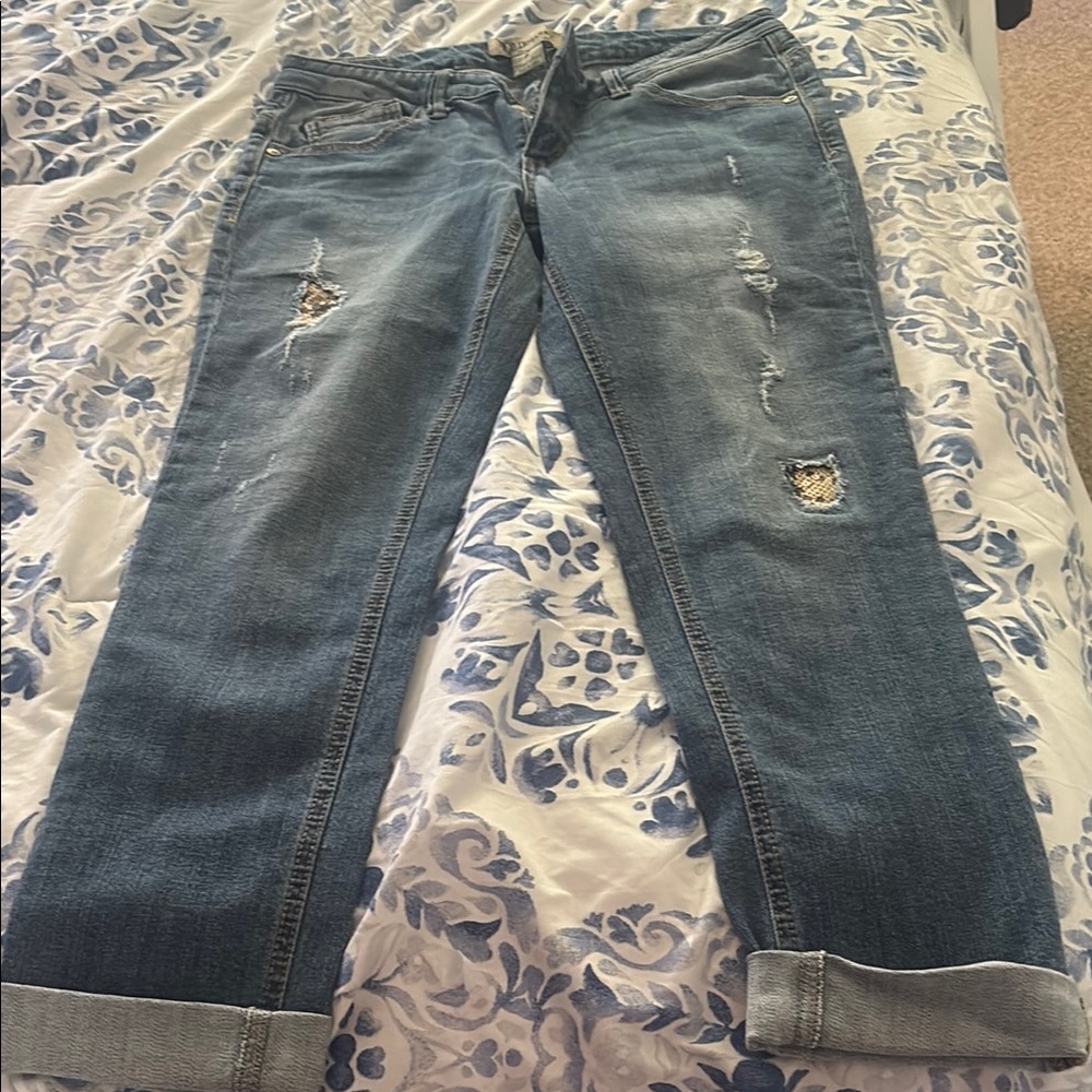 Democracy Blue Boyfriend Jeans Relaxed Fit